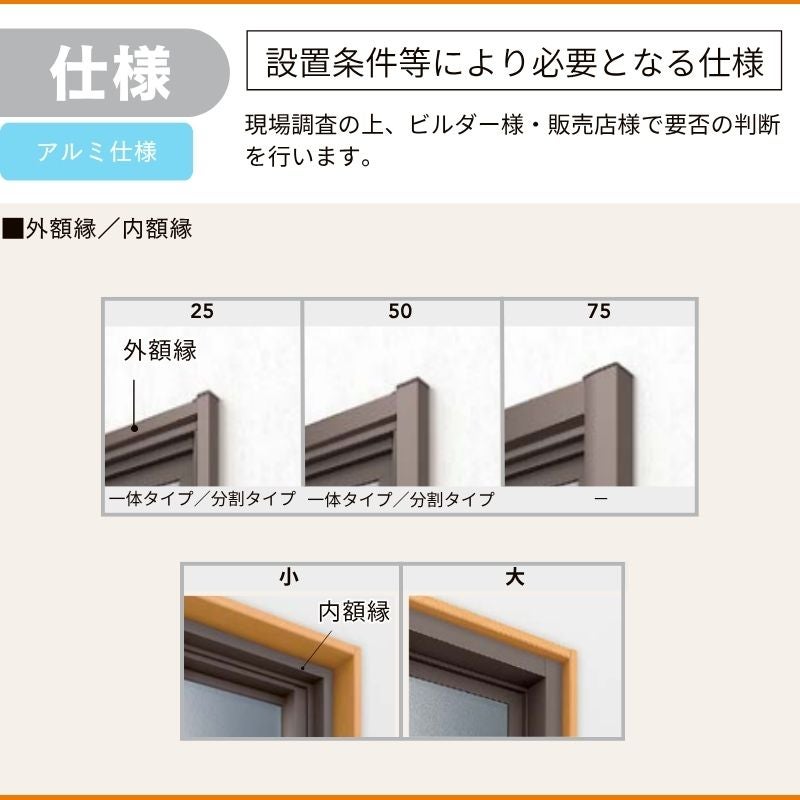 リフォーム用勝手口ドア リシェント ランマなし アルミ仕様 SG仕様 W506～906mm×H1440～2251mm 特注 取替 裏口 リクシル/LIXIL 工事なし