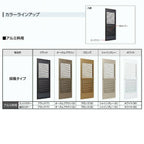 取替雨戸パネル アルミ枠用 採風タイプ W550～990×H1601～2394mm パネル厚20mm 1枚 リクシル トステム 採風雨戸 取り替え 交換 リフォーム雨戸 DIY 2枚目