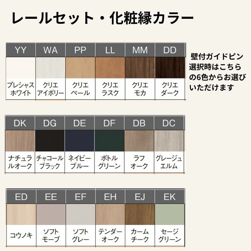 リクシル 室内引戸 片引き戸 標準タイプ アウトセット方式 固定枠なし ラシッサD ヴィンティア LAA 1320/1520/1620/1820 建具 おしゃれ リフォーム DIY