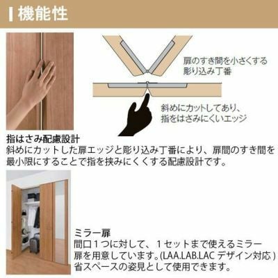 【3年保証付】 LIXIL クローゼット扉 ドア 4枚 折れ戸 ラシッサS ノンレールタイプ LAA 把手付 ノンケーシング枠 1220/1…