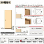室内引戸 引き違い戸 2枚建 Vレール方式 ラシッサS ガラスタイプ LGK ノンケーシング枠 1620/1820 リクシル トステム 引違い戸 ドア 引き戸 LIXIL/TOSTEM リビング建材 室内建具 戸 扉 ドア リフォーム DIY 5枚目