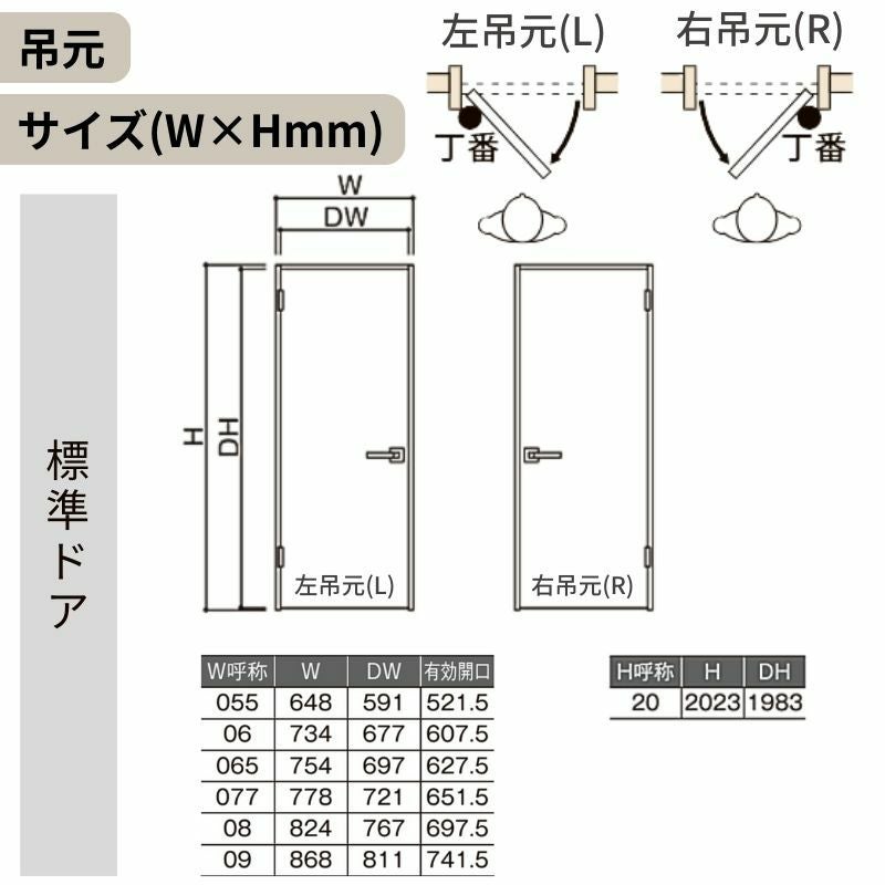 室内ドア ラシッサS 標準ドア LGH ノンケーシング枠 05520/0620/06520/0720/0820/0920 ガラス入りドア 錠付き/錠なし リクシル LIXIL 屋内 セミオーダー 建具 ドア 木製 おしゃれ 室内ドア 交換 リフォーム DIY 【リフォームおたすけDIY】 5枚目
