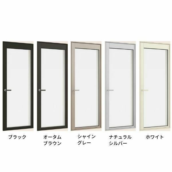 勝手口ドア 全面ガラス 06020 サーモスL W640×H2030mm LIXIL リクシル アルミサッシ 樹脂サッシ 断熱 樹脂アルミ複合窓 勝手口ドア 複層ガラス 樹脂窓 ハイブリッドサッシ 住宅用 家  おたすけ リフォーム DIY 3枚目