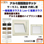 内倒し窓 07405 サーモスL W780×H570mm LIXIL リクシル アルミサッシ 樹脂サッシ 断熱 樹脂アルミ複合窓 装飾窓 複層ガラス 樹脂窓 ハイブリッドサッシ 住宅用 家  おたすけ リフォーム DIY