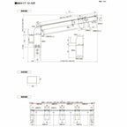 テラス屋根 スピーネ リクシル 間口4000×出幅1185mm テラスタイプ 屋根F型 耐積雪対応強度20cm 標準柱 リフォーム DIY 13枚目