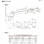 テラス屋根 スピーネ リクシル 2.0間 間口3640×出幅2085mm テラスタイプ 屋根F型 耐積雪対応強度20cm 標準柱 リフォーム DIY 10枚目