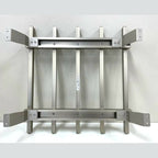 縦面格子 C型 特注 W226-425×H182-381mm オーダーサイズ 壁付/枠付 たて面格子 後付け アルミ 窓格子 取付 LIXIL リクシル TOSTEM トステム リフォーム DIY 7枚目