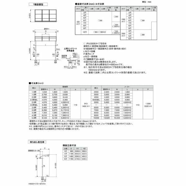 テラス屋根 スピーネ リクシル 間口2000×出幅1485mm テラスタイプ 屋根R型 耐積雪対応強度50cm 自在桁 リフォーム DIY 7枚目