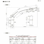 テラス屋根 スピーネ リクシル 1.0間 間口1820×出幅2685mm テラスタイプ 屋根R型 耐積雪対応強度50cm 標準柱 リフォーム DIY 12枚目