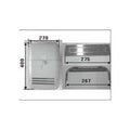 LIXIL/TOSTEM ドア引戸用部品 ポスト 玄関店舗勝手口テラスドア：ポストセット[DEJZ100] [リクシル][トステム]