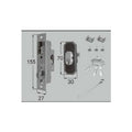 LIXIL/TOSTEM ドア引戸用部品 錠 玄関店舗勝手口引戸 引分け錠：内外錠(外障子用)[DDZZ111] [リクシル][トステム]