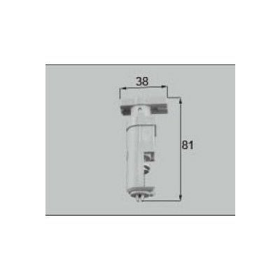LIXIL/TOSTEM ドア引戸用部品 丁番 浴室中折れドア：上部ヒンジ(戸先側)セット[DCZZ306] [リクシル][トステム]