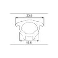 LIXIL/TOSTEM ドア引戸用部品 気密材パッキン 玄関店舗勝手口引戸：戸当り合掌パッキン[AZWB945] [リクシル][トステム]