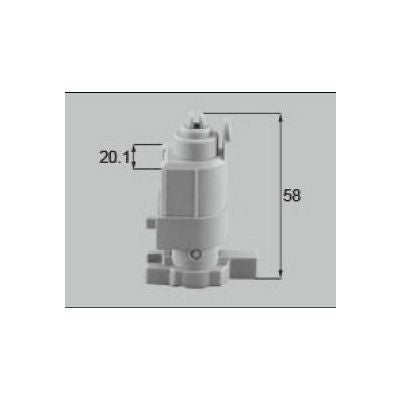LIXIL/TOSTEM ドア引戸用部品 丁番 浴室中折れドア：下部ヒンジ(戸先側)セット[DCZZ321] [リクシル][トステム]