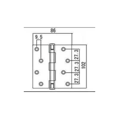LIXIL/TOSTEM ドア引戸用部品 丁番 浴室ドア・引戸：丁番[D1Y50] [リクシル][トステム]