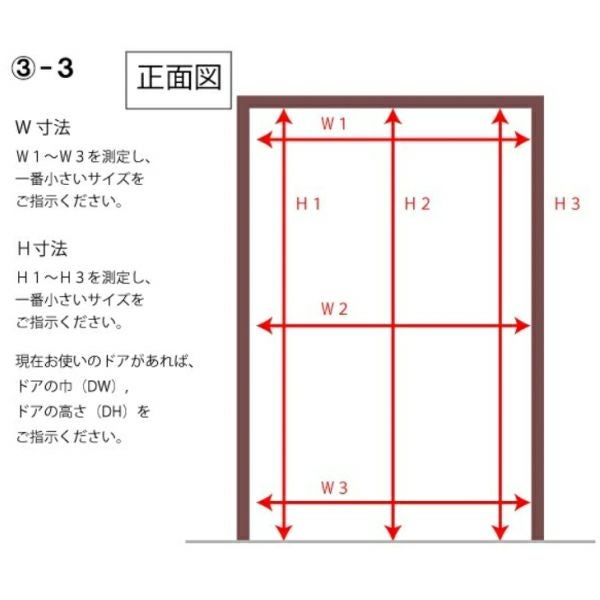 かんたん建具 扉のみ取替用 開き戸 額タイプ ドアサイズ幅～915×高さ～1820mm オーダーサイズ レバーハンドル丁番付建具 室内ドア 交換 DIY 6枚目