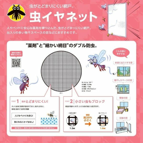 網戸 オーダーサイズ 上部調整桟付TS網戸 窓サイズ 3/4枚建用2枚セット 1枚あたり寸法 巾W700～799×高さH900～1099mm LIXIL リクシル純正 リフォーム 交換 DIY 6枚目