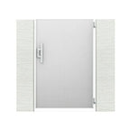 門扉 リクシル 開き門扉AA FM1型 片開き 09-12/09-14/09-16 柱使用 W900×H1200/1400/1600mm LIXIL 開き門扉 リフォーム
