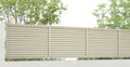 フェンス LIXIL フェンスAB YL3型(横ルーバー3) T-12 本体 2000mm(フリーポールタイプ専用)×1200mm