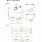 洋風すだれ アウターシェード YKKap 16020 W1770×H2200mm 1枚仕様 枠付け バルコニー手すり付け固定 シャッター付引き違い窓 引違い 日除け 外側 日よけ 10枚目