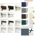 洋風すだれ アウターシェード YKKap 27822 W2950×H2400mm 2枚仕様 枠付け フック固定 雨戸付引き違い窓 引違い 窓 日除け 外側 日よけ 2枚目