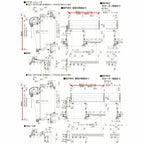 洋風すだれ アウターシェード YKKap 27822 W2950×H2400mm 2枚仕様 枠付け フック固定 雨戸付引き違い窓 引違い 窓 日除け 外側 日よけ 9枚目
