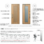 通風玄関ドア YKKap ヴェナート D30 F11T 片開きドア スマートコントロールキー W922×H2330mm D4/D2仕様 YKK 断熱玄関ドア Venato 新設 おしゃれ リフォーム 4枚目