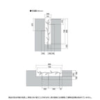 フェンス LIXIL スリムフィックスフェンスB 本体 141×730mm 3枚目