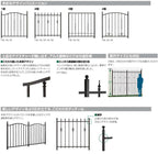 フェンス LIXIL ラフィーネフェンス1型 フリーポールタイプ Ｔ-6 本体 1000×600mm 6枚目