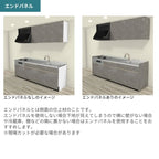 システムキッチン リクシル シエラS 壁付I型 スライドストッカープラン ウォールユニットなし