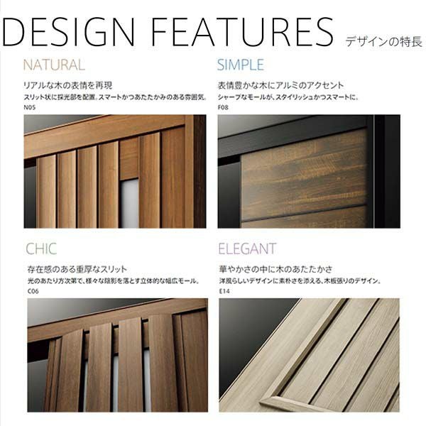 YKK 玄関引き戸 コンコードS30 F03 外引込み メーターモジュール W1875×H2195mm ピタットKey ポケットKey 手動錠 断熱 YKKap 玄関引戸 玄関 リフォーム DIY 2枚目