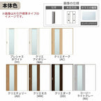 オーダーサイズ リクシル ラシッサＳ 室内引戸 Vレール方式 片引戸標準タイプ ASKH-LGN ノンケーシング枠 W1188～1992㎜×Ｈ1728～2425㎜ 4枚目
