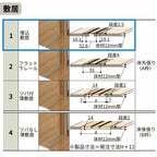 オーダーサイズ リクシル ラシッサＳ 室内引戸 Vレール方式 引違い戸4枚建 ASHF-LAA ノンケーシング枠 W1789(2341)～3949㎜×Ｈ628(1728)～2425㎜ 6枚目