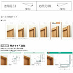 LIXIL 玄関ドア リフォーム用 リシェント3 両袖ドア ランマなし D78型 断熱仕様 k2仕様 W1120～1695×H1839～2439mm リクシル 特注 工事付対応可能玄関ドア 6枚目
