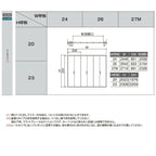 【オーダーサイズ 】リクシル ラシッサD ラテオ クローゼット 6枚折れ戸 レールタイプ ALCF-LAD ノンケーシング枠 W1845～2746mm×H1545～2425mm 4枚目