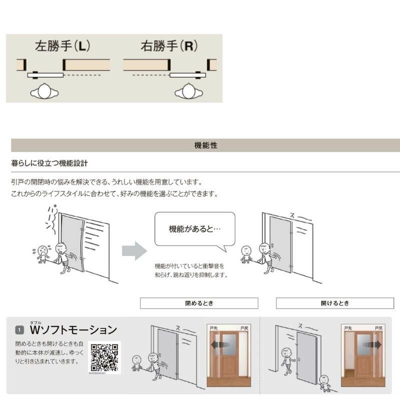 【オーダーサイズ 】リクシル ラシッサD ヴィンティア アウトセット方式 片引戸 標準タイプ AVAK-LAH DW540?990×DH1700?2368mm 5枚目