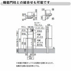 宅配ボックス リクシル 宅配ボックスKL 本体のみ 前入れ後取り出し 本体301×590×420mm 戸建て住宅用 ポスト LIXIL リフォーム 10枚目