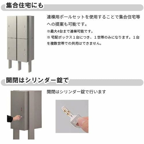 宅配ボックス リクシル 宅配ボックスKL 壁埋め込みタイプ 前入れ後取り出し 本体301×590×420mm 戸建て住宅用 ポスト LIXIL リフォーム 5枚目