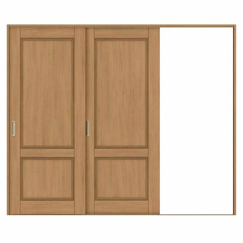 室内引戸 片引き戸 2枚建 Vレール方式 ラシッサS パネルタイプ LAY ケーシング付枠 2420 W2432×H2023mm リクシル トステム 片引戸 ドア LIXIL/TOSTEM リビング建材 室内建具 戸 扉 ドア リフォーム DIY