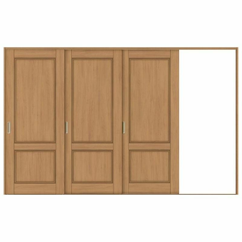 室内引戸 片引き戸 3枚建 Vレール方式 ラシッサS パネルタイプ LAY ケーシング付枠 3220 W3220×H2023mm リクシル 片引戸 ドア LIXIL/TOSTEM リビング建材 室内建具 戸 扉 ドア リフォーム DIY