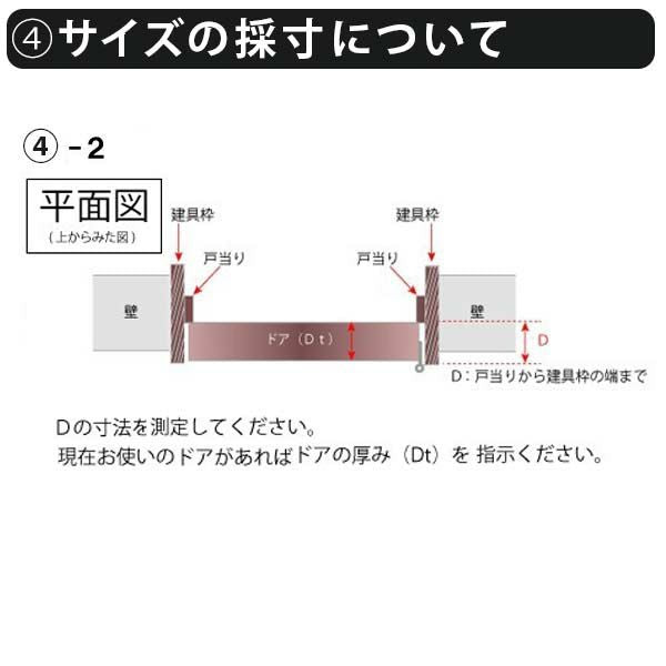 かんたん建具 扉のみ取替用 開き戸 オーダーサイズドア 幅～915×高さ1821～2120mm 丁番加工付 縦長窓2列 アクリル板付 レバーハンドル リフォーム 交換 DIY 6枚目