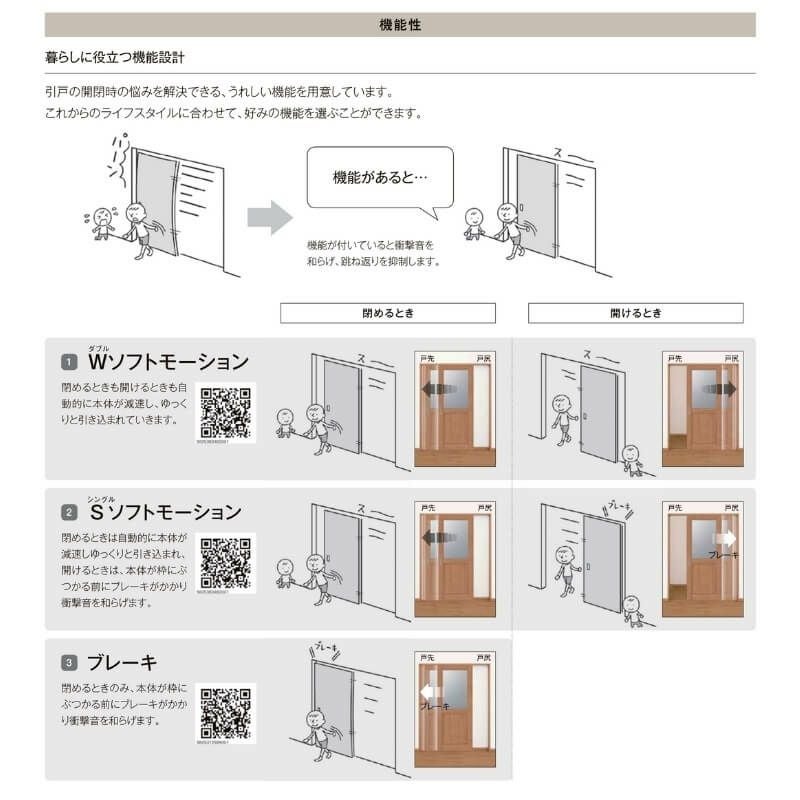 室内引戸 Vレール方式 リクシル ラシッサD キナリモダン 片引戸 トイレタイプ  AKKL-LAA ケーシング付枠 1220/1320/1420/1620/1820 鍵付 室内引き戸 DIY 5枚目