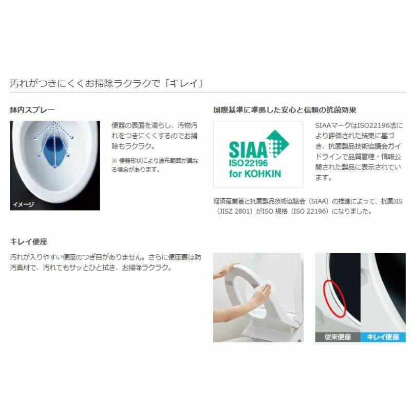 温水洗浄便座 CW-KA31シャワートイレ KAシリーズ手動ハンドル式INAX イナックス LIXIL リクシル 便座 本体 交換 6枚目
