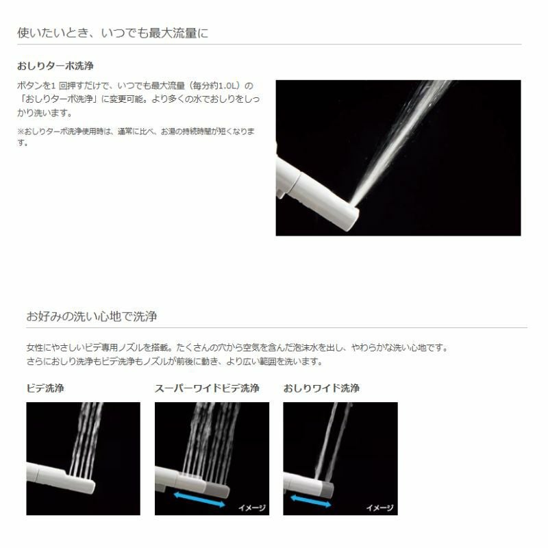 温水洗浄便座 CW-KB32シャワートイレ KBシリーズ 手動ハンドル式INAX イナックス LIXIL リクシル  便座 本体 交換 4枚目