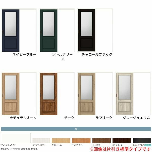 【オーダーサイズ 】リクシル ラシッサD ヴィンティア 上吊方式 片引戸 標準タイプ AVUK-LGY ケーシング付枠 Ｗ1092～1992mm×Ｈ1750～2425mm 3枚目