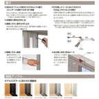 雨戸付引違い窓 半外付 18022 セレクトサッシＰＧ W1845×H2230 mm LIXIL テラス 2枚建 雨戸2枚 アルミサッシ アルミ窓 雨戸付 引違い ガラス リフォーム DIY 4枚目
