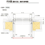 ＦＩＸ窓 06020 セレクトサッシＰＧ W640×H2030 mm LIXIL テラスサイズ アルミサッシ アルミ窓 ＦＩＸ 窓 複層 ガラス リフォーム DIY 7枚目