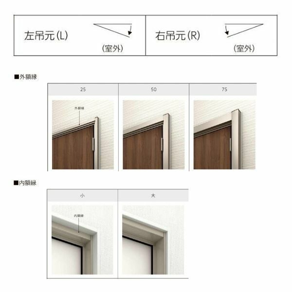 リフォーム用アパートドア リシェント 玄関リフォーム ランマなし A32型 断熱仕様 k2仕様 W714～825×H1739～2117mm リクシル/LIXIL 工事付対応可能アパートドア 11枚目