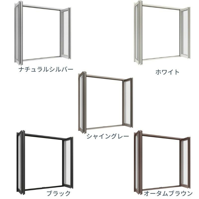 オープンウィン FD サーモスII-H 34720-6 W3510×H2030mm 6枚建 折れ戸 LIXIL リクシル  全開口サッシ 3枚目