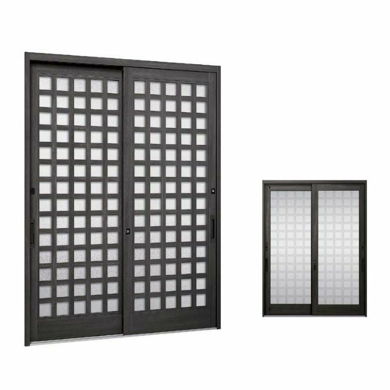 玄関引き戸JS 25P型 W164/169/187×H19 玄関引戸 2枚建 ランマなし LIXIL リクシル TOSTEM トステム 断熱 和風 玄関 ドア 引き戸 おしゃれ 交換 リフォーム DIY